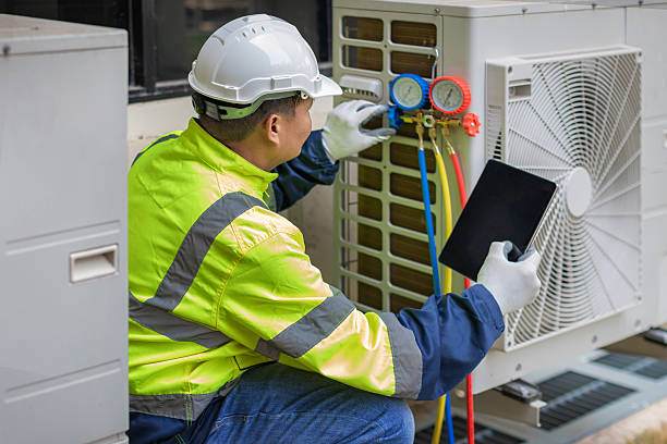Professional Hvac Maintenance technician working in Satsuma, AL